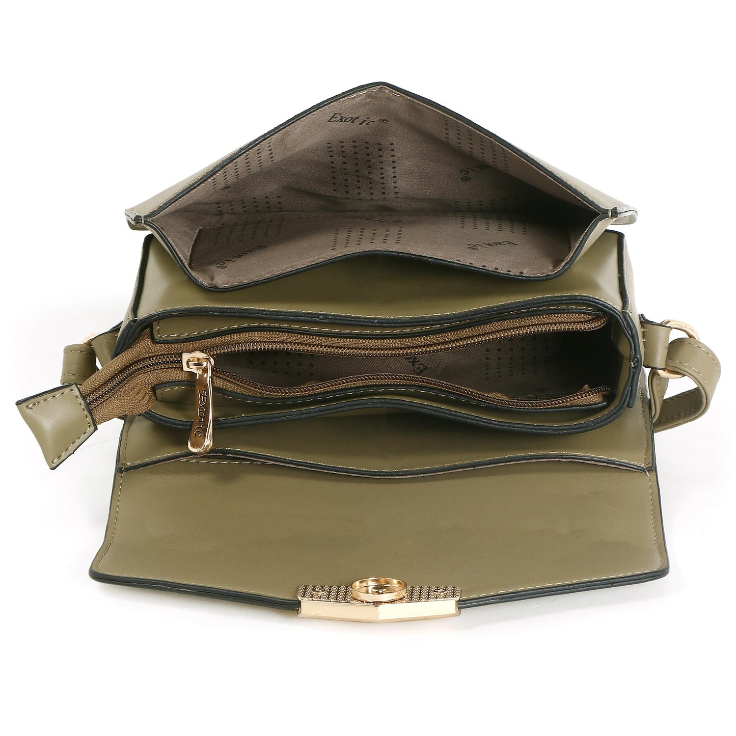 EXOTIC Stylish Sling Bag for Modern Girl/Women (Olive)