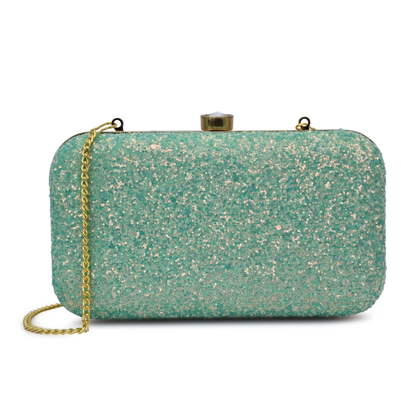 For The Beautiful You Women's Hand Clutch (Green)