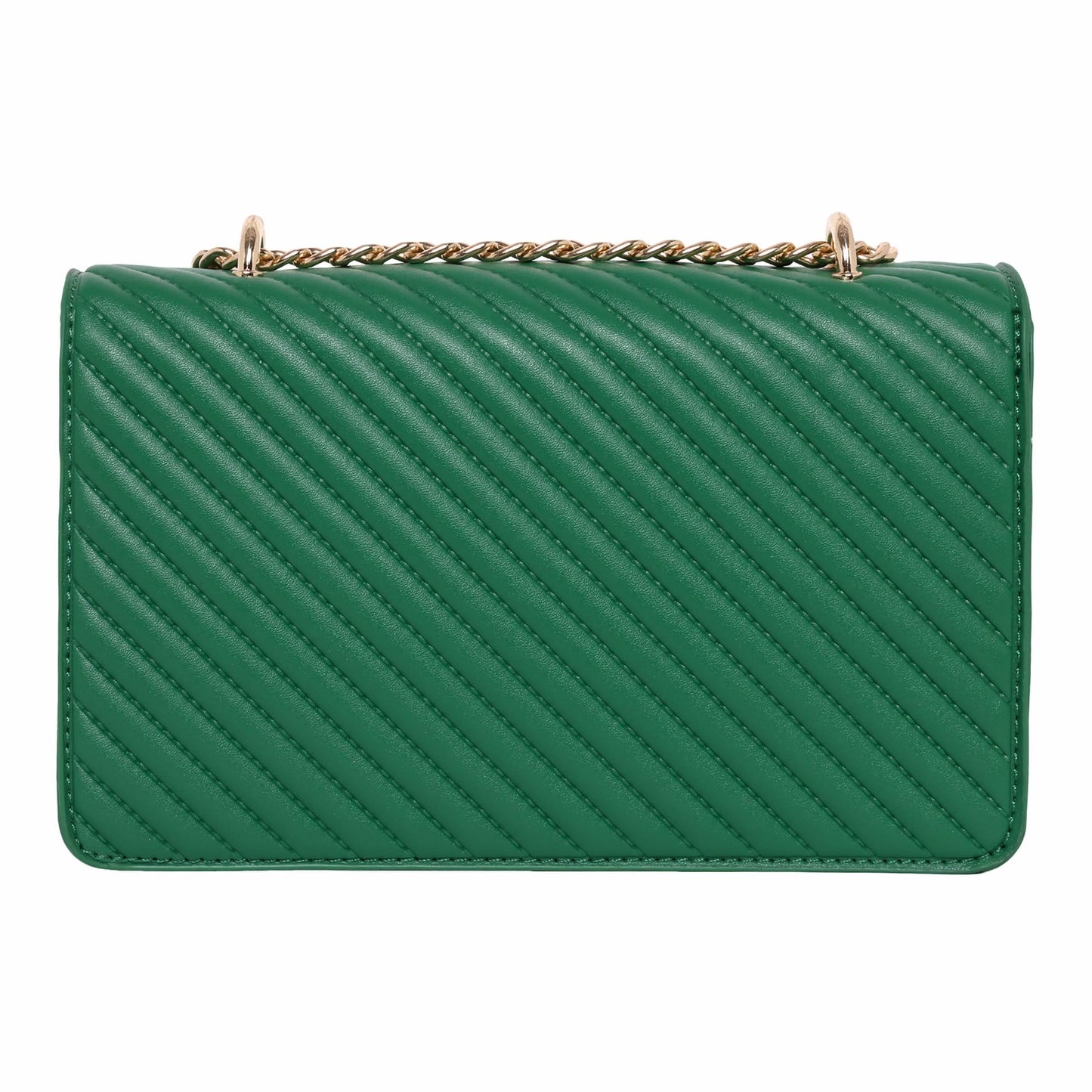 Lino Perros Quilted Green Shoulder Bag