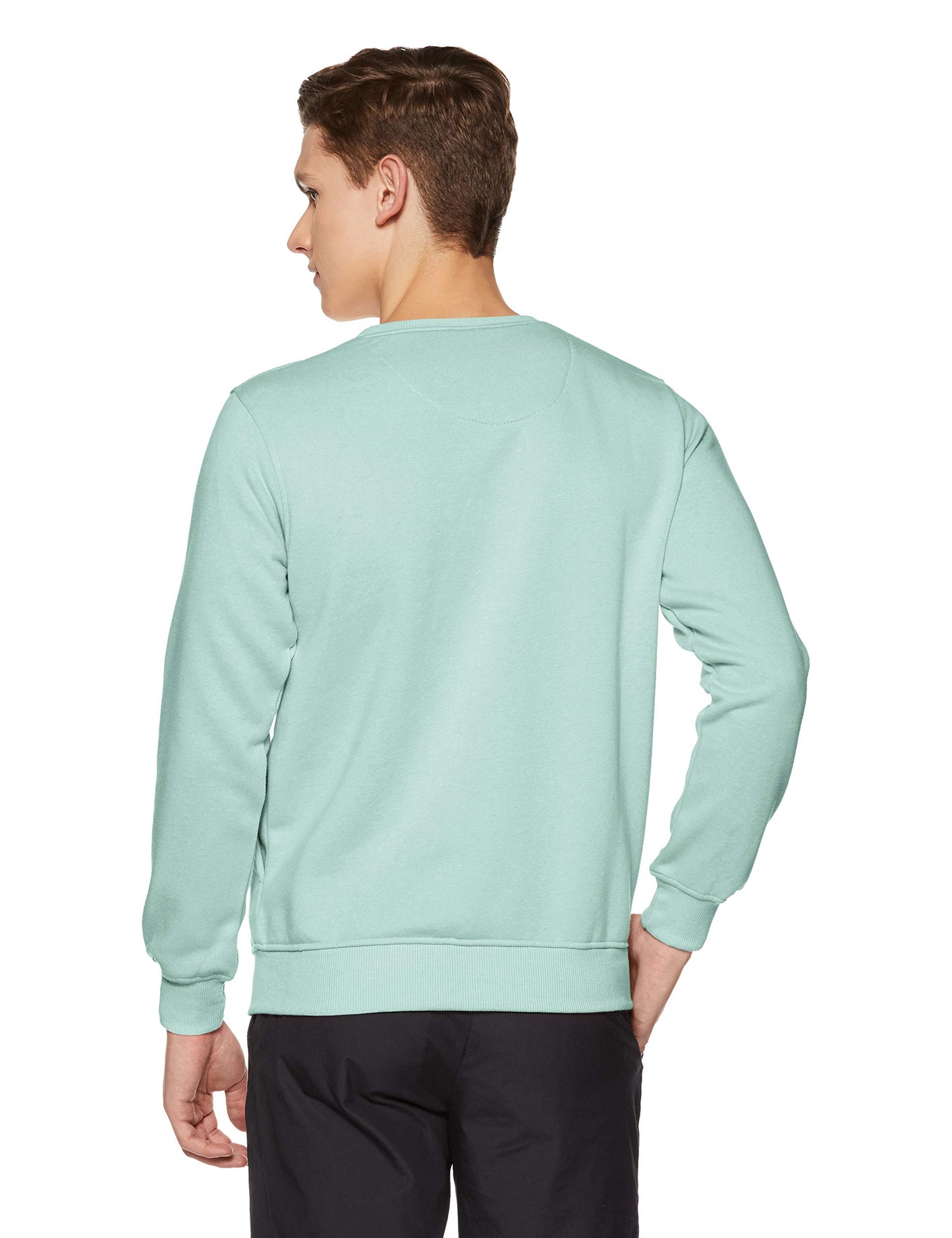 Qube By Fort Collins Men's Sweatshirt (929250 SMU_Green Milange_L)