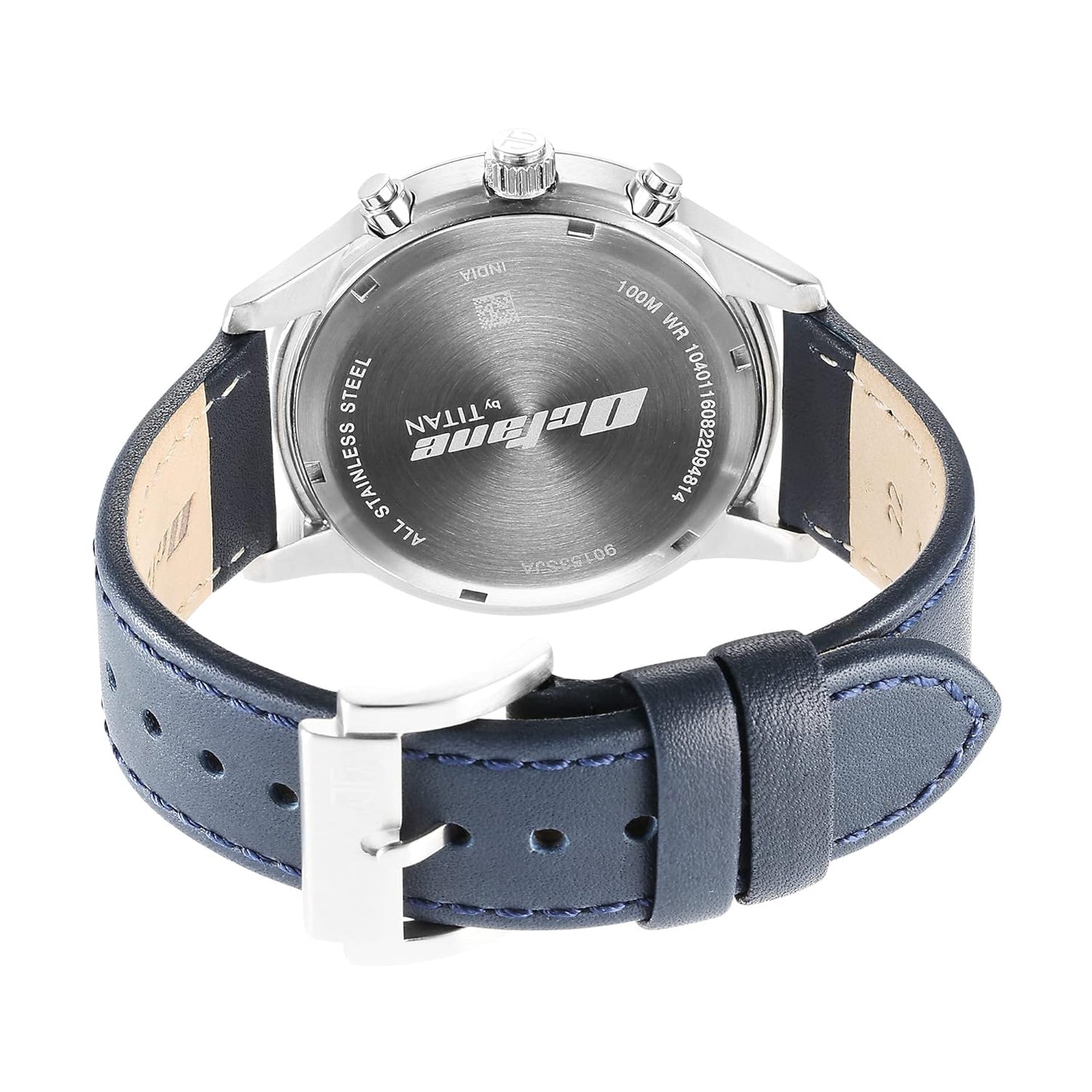 Titan Analog Blue Dial Men's Watch-90153SL01