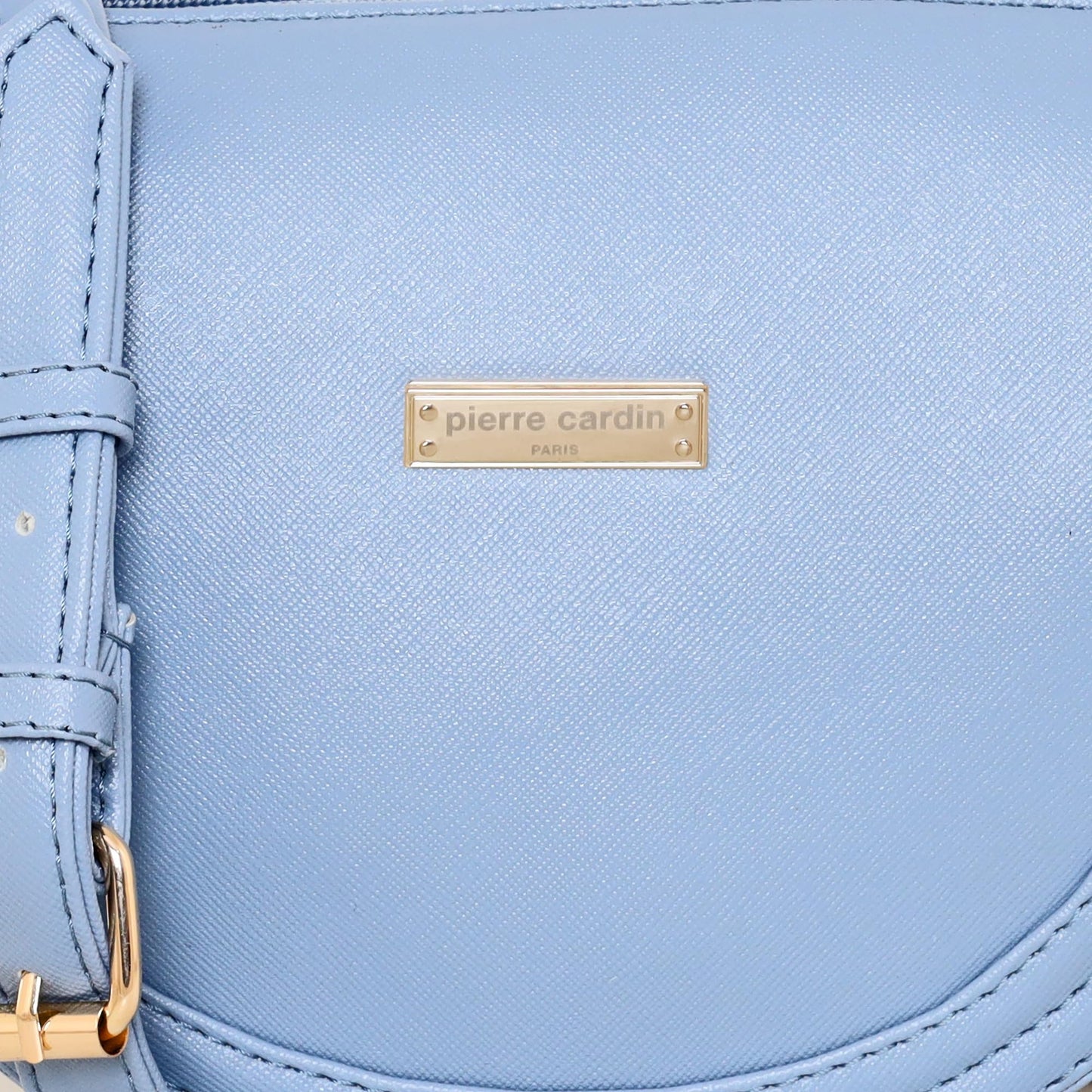 Pierre Cardin Sling Bag for Women and Girls | Cross Body Bag with Spacious Compartment | Stylish Side Bag For Women, Light Blue