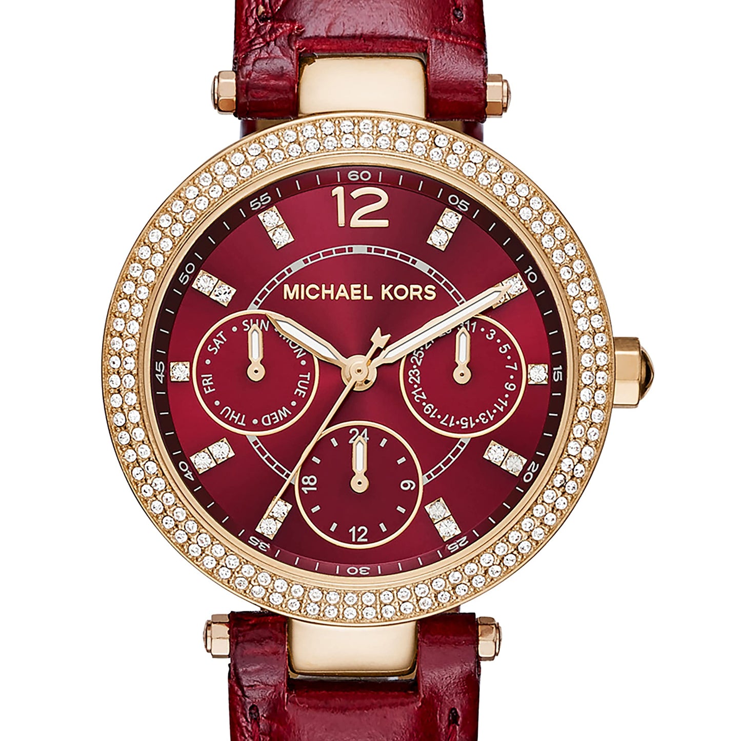 Michael Kors Analog Red Dial Women's Watch - MK6451