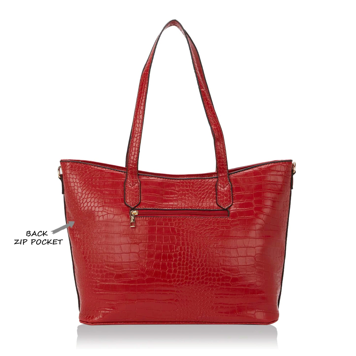 Lavie womens Hailon T Large Red Tote Bag