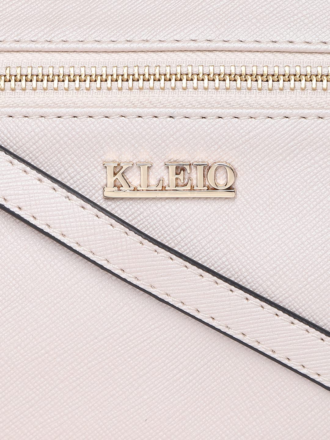 KLEIO Causal lightweight Short sling Shoulder Handbag for Women and Girls (Cream)