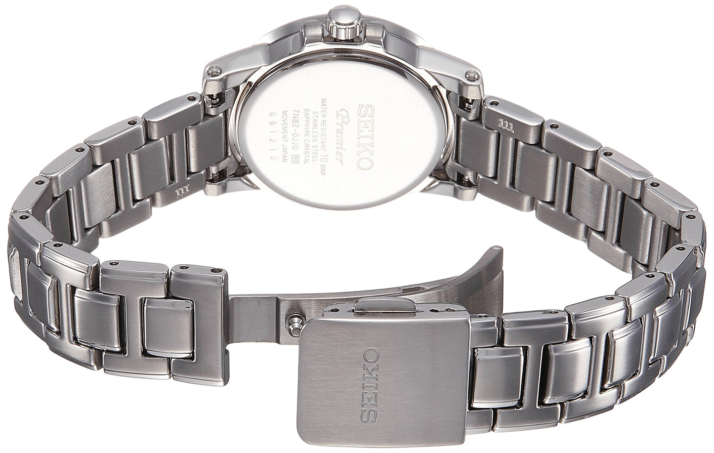 Seiko Premier Analog White Dial Women's Watch