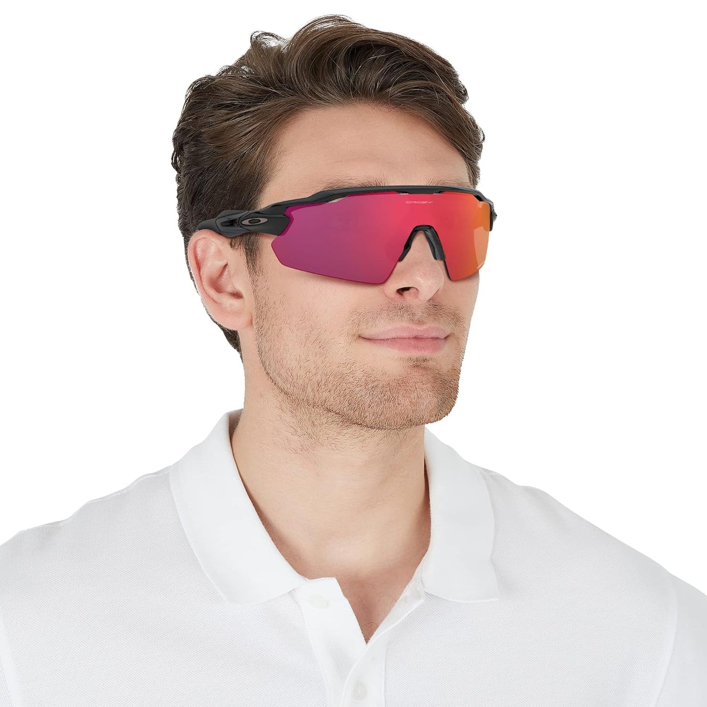 Oakley Men UV Protected Red Lens Rectangle Sunglasses - 0OO9211