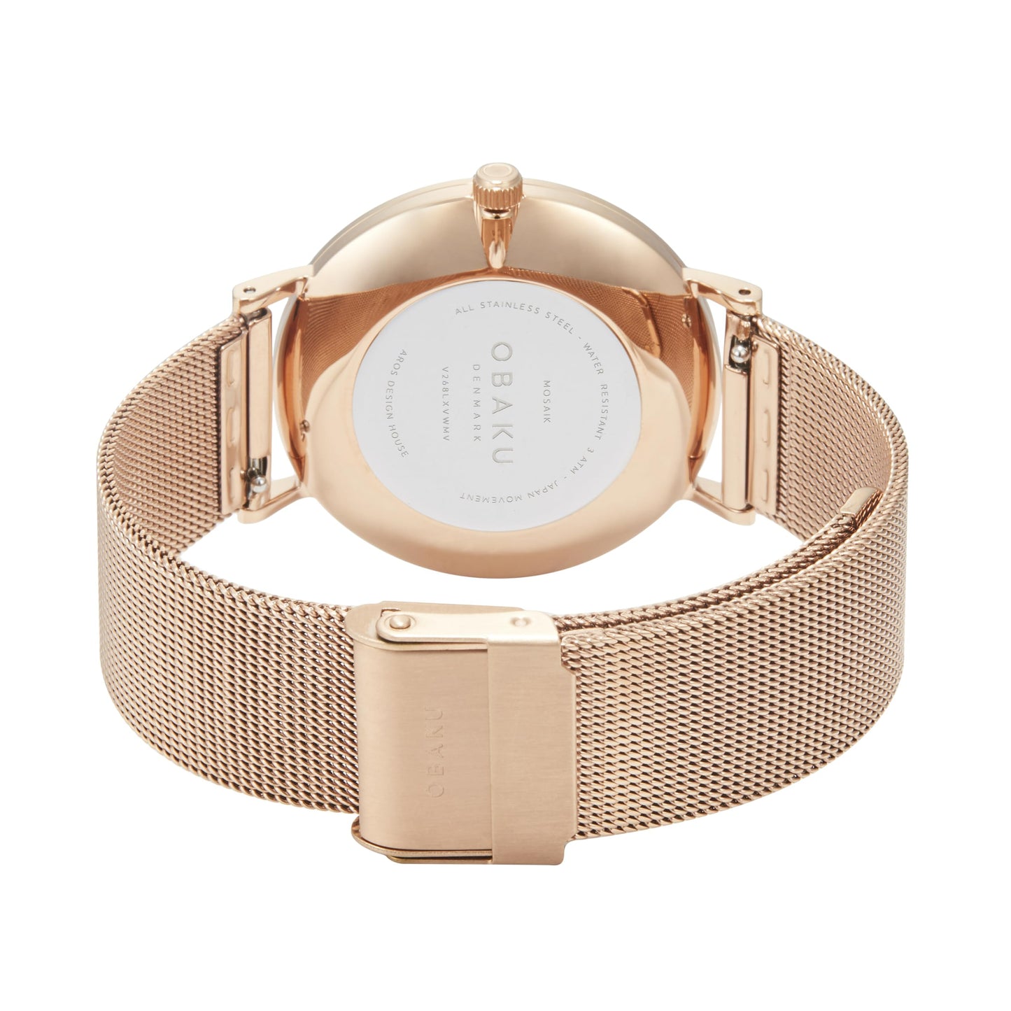 Obaku Analog White Dial Women's Watch-V268LXVWMV