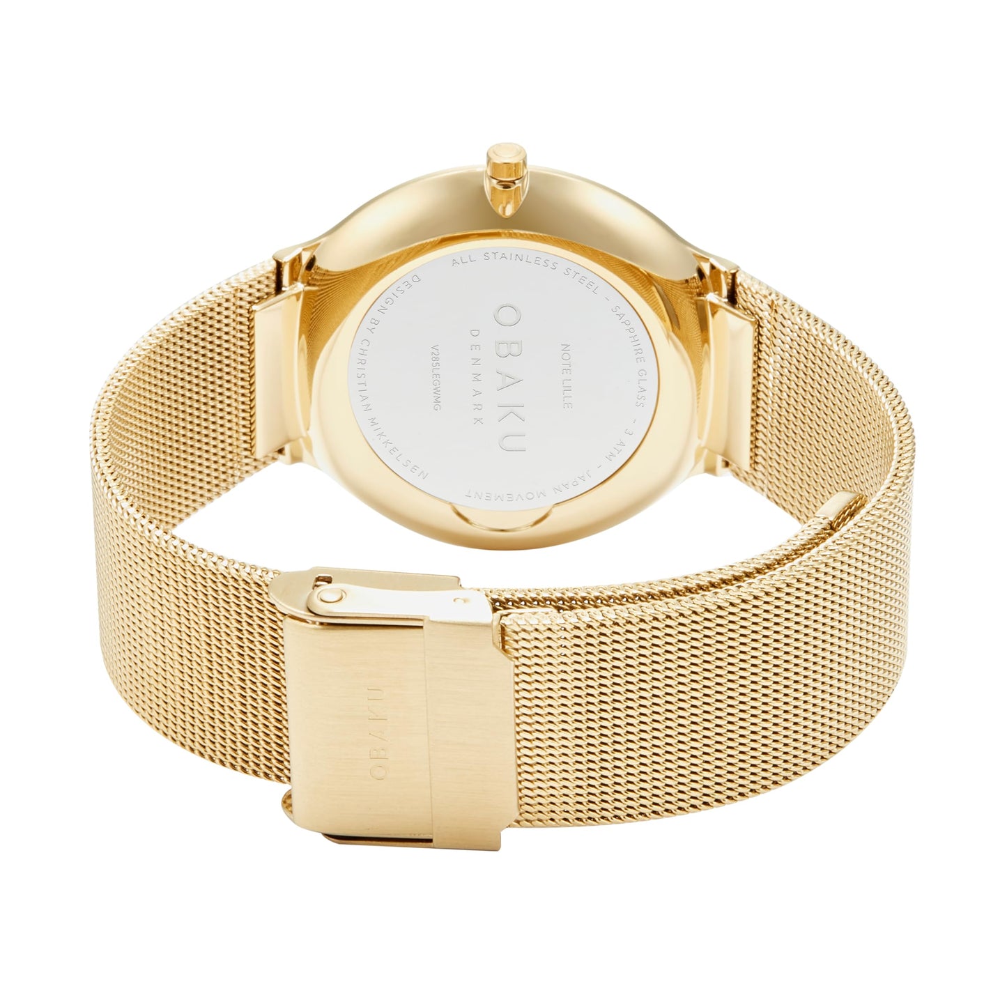 Obaku Analog White Dial Women's Watch-V285LEGWMG