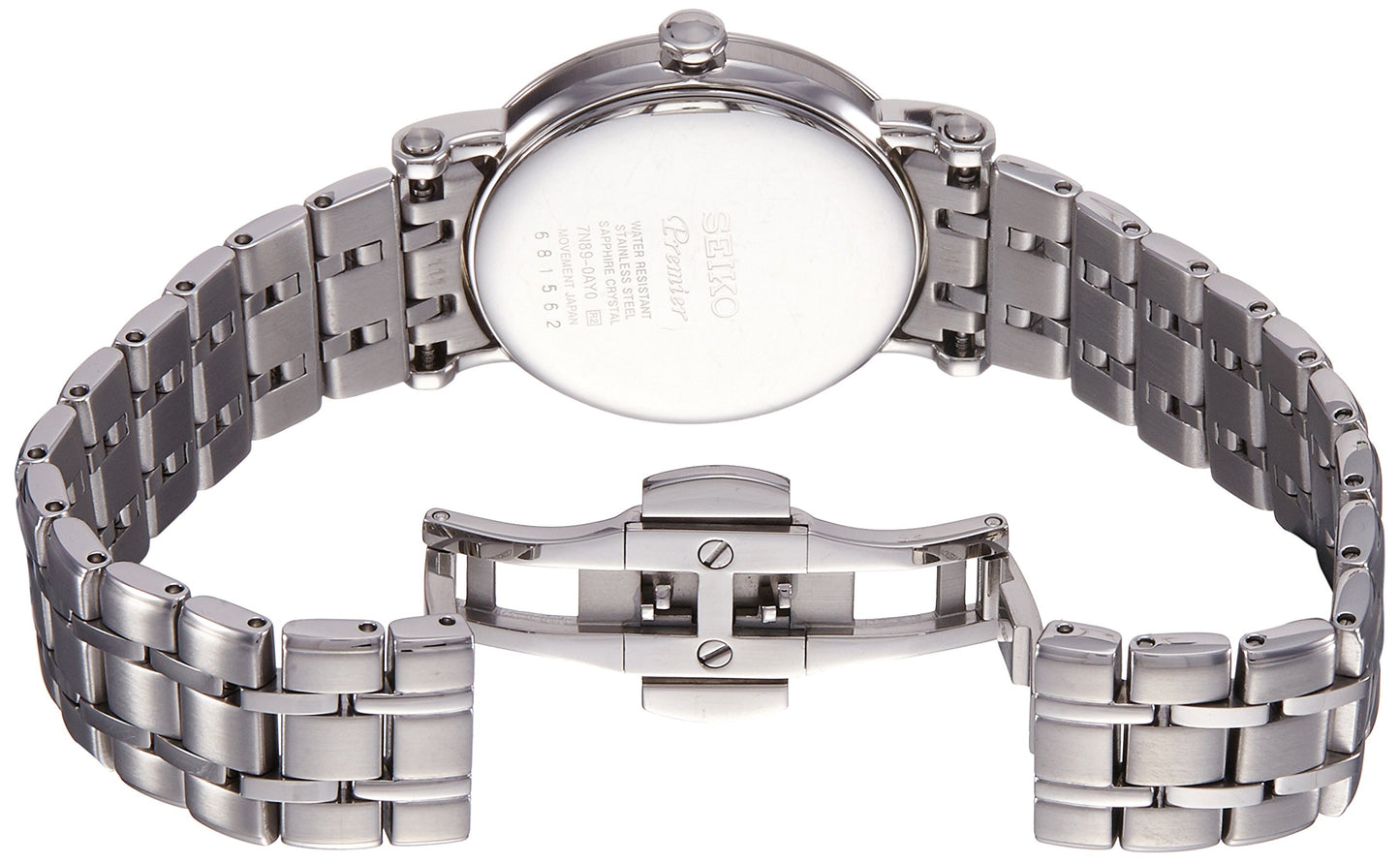 Seiko Premier Analog White Dial Women's Watch