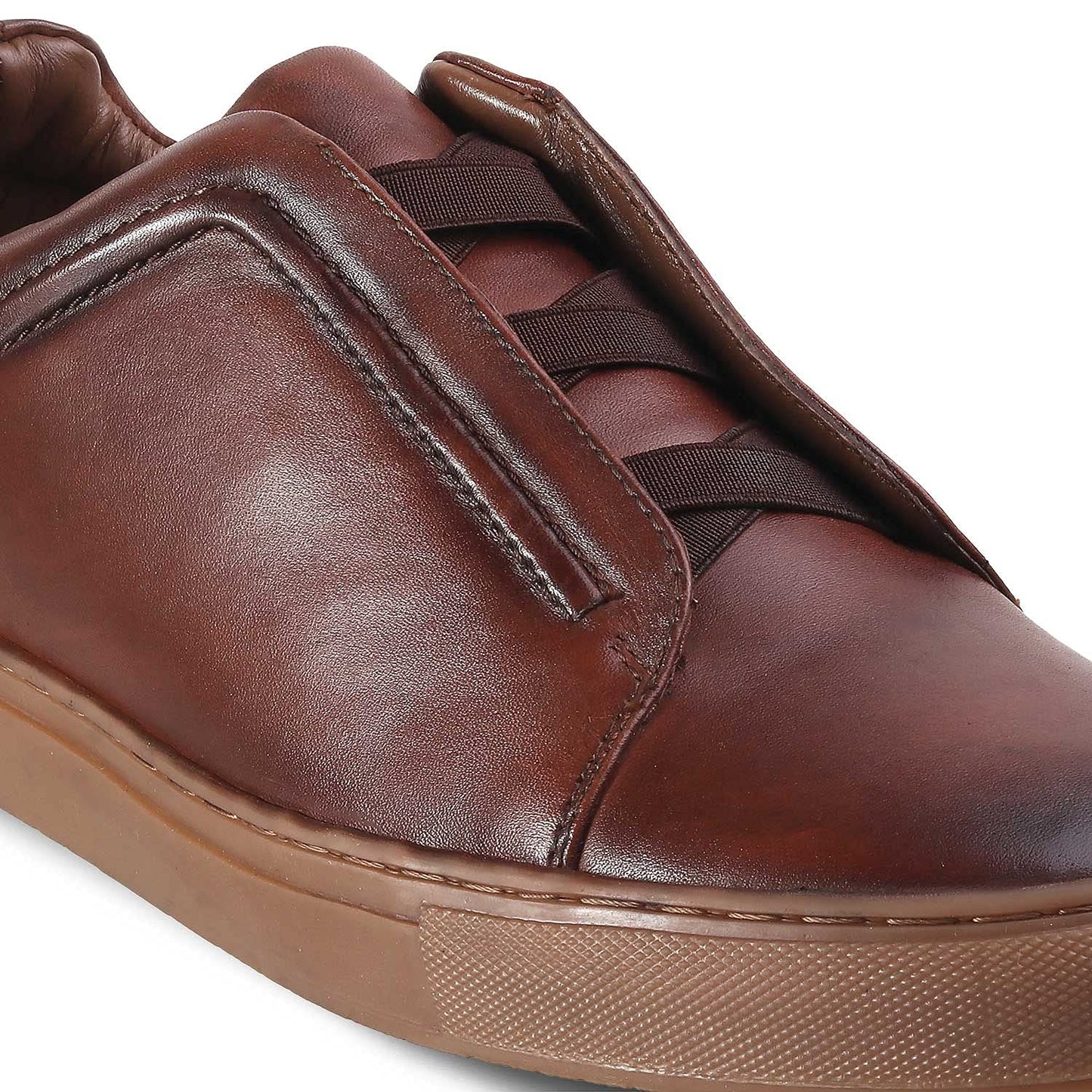 tresmode 213-BATISTINI Brown Sneakers for Men (Numeric_7)