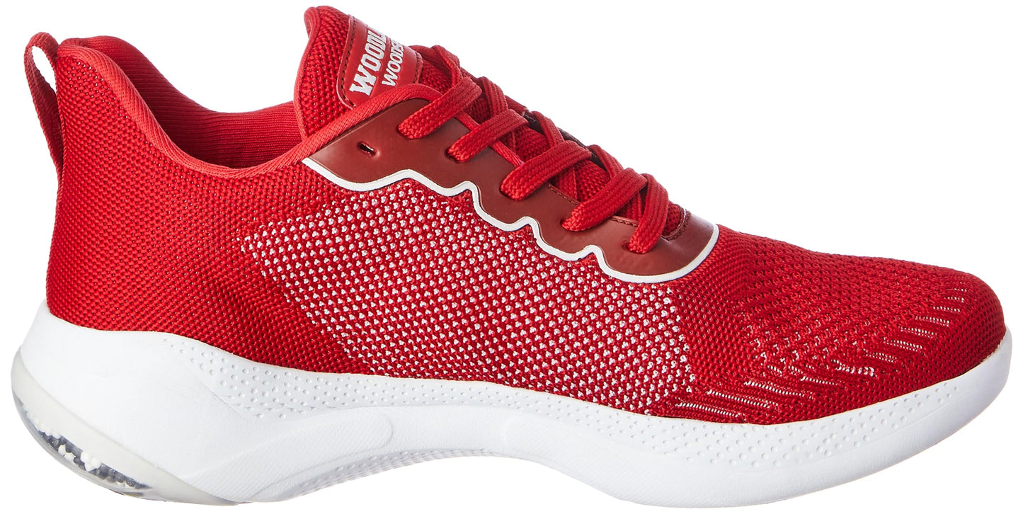 Woodland Men's Red MESH PU Sports Shoes-10 UK (44 EU) (SGC 4078021)