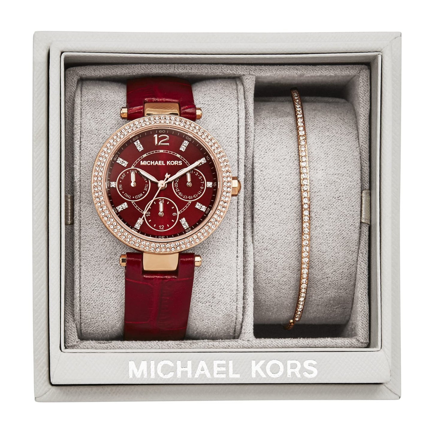 Michael Kors Analog Red Dial Women's Watch - MK6451