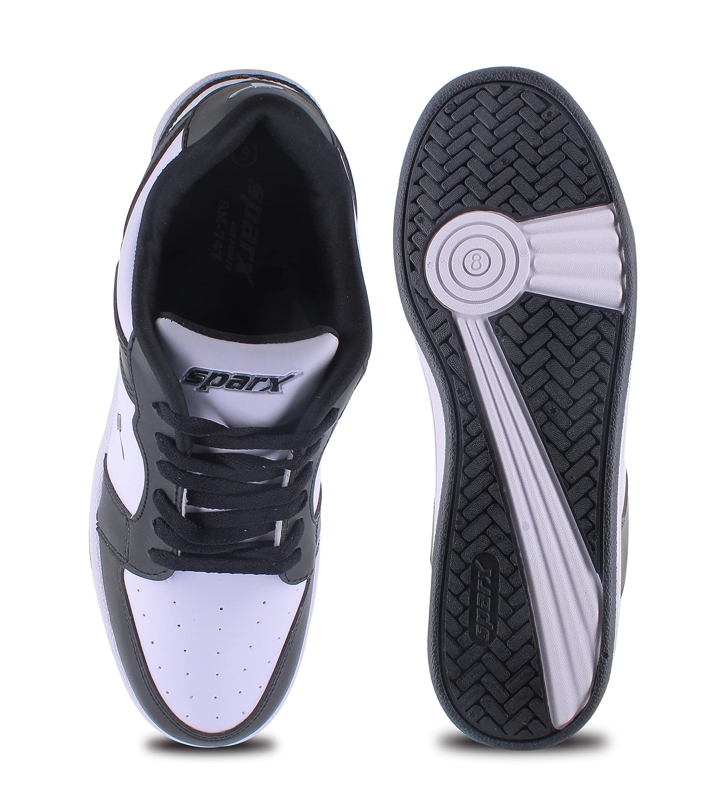 Sparx Men White Black Casual Shoes