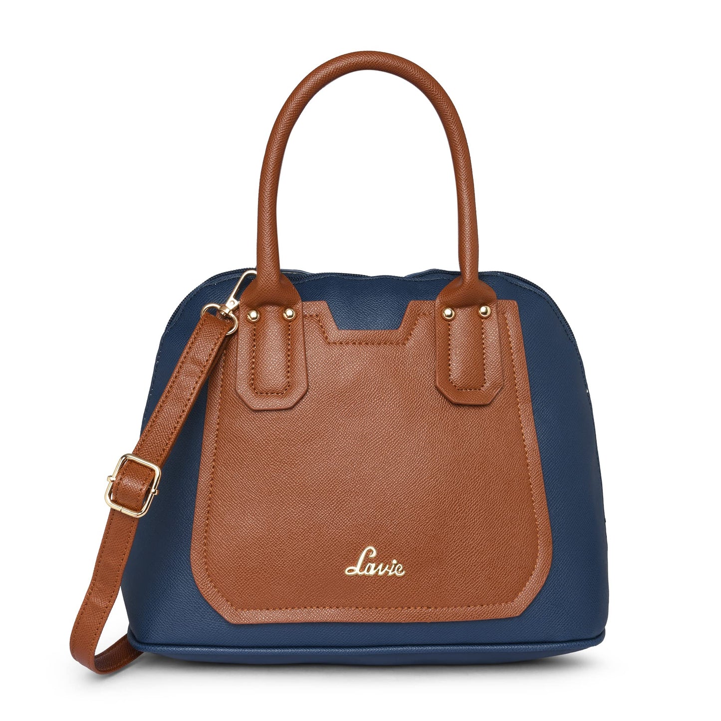 Lavie Women's Hilite Cabanel Dome Satchel Bag (Navy)