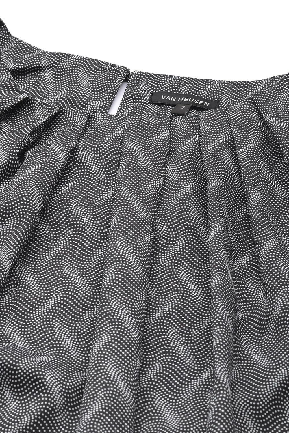 Van Heusen Women's Regular Fit Shirt (VWTSFRGP154641_Grey