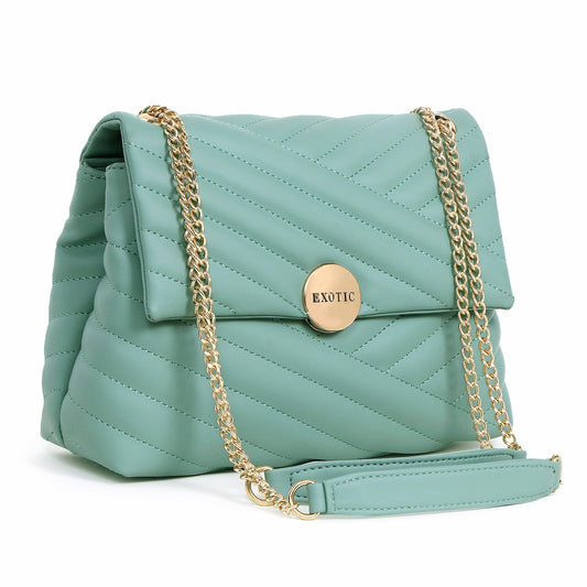 EXOTIC Women stich quilted Women Sling bag Pista