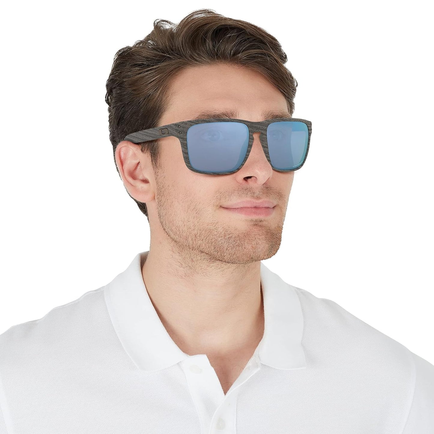 Oakley Men Polarized Blue Lens Square Sunglasses - 0OO9417