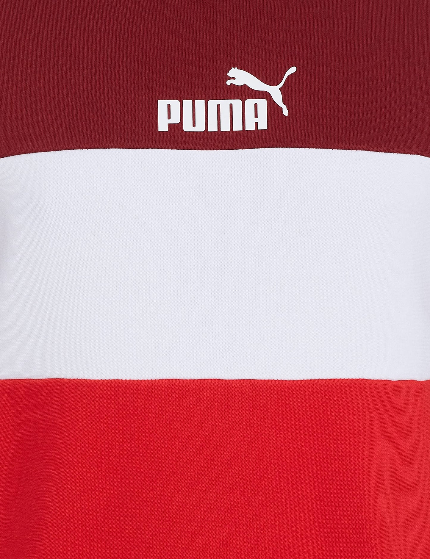 Puma Men's Cotton Essentials+ Crew Neck Sweatshirts (Red)