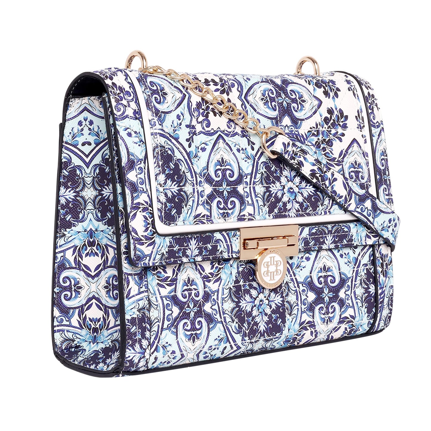 Lino Perros Womens Blue Satchel