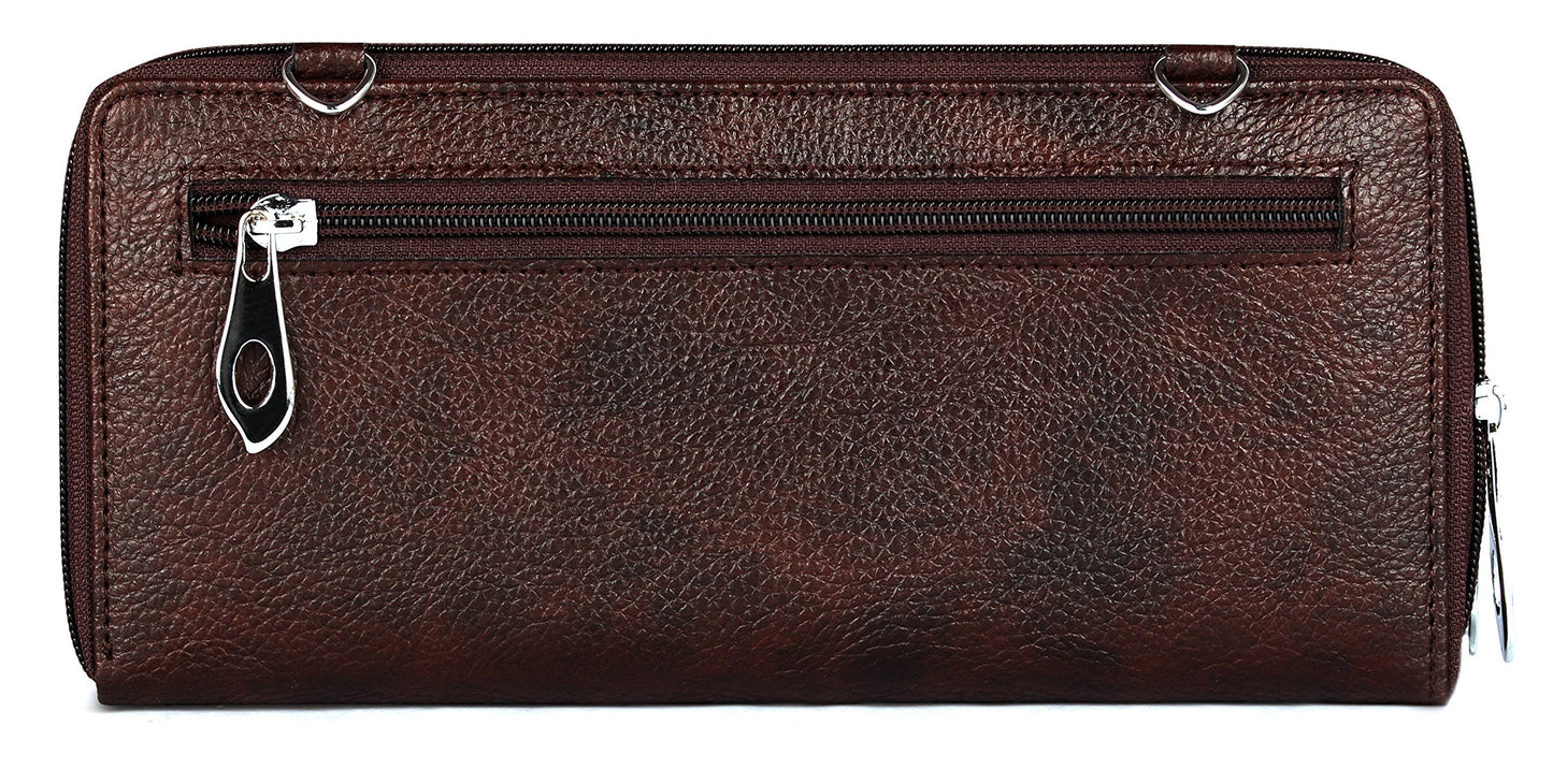 THE CLOWNFISH Dark Brown Women's Wallet