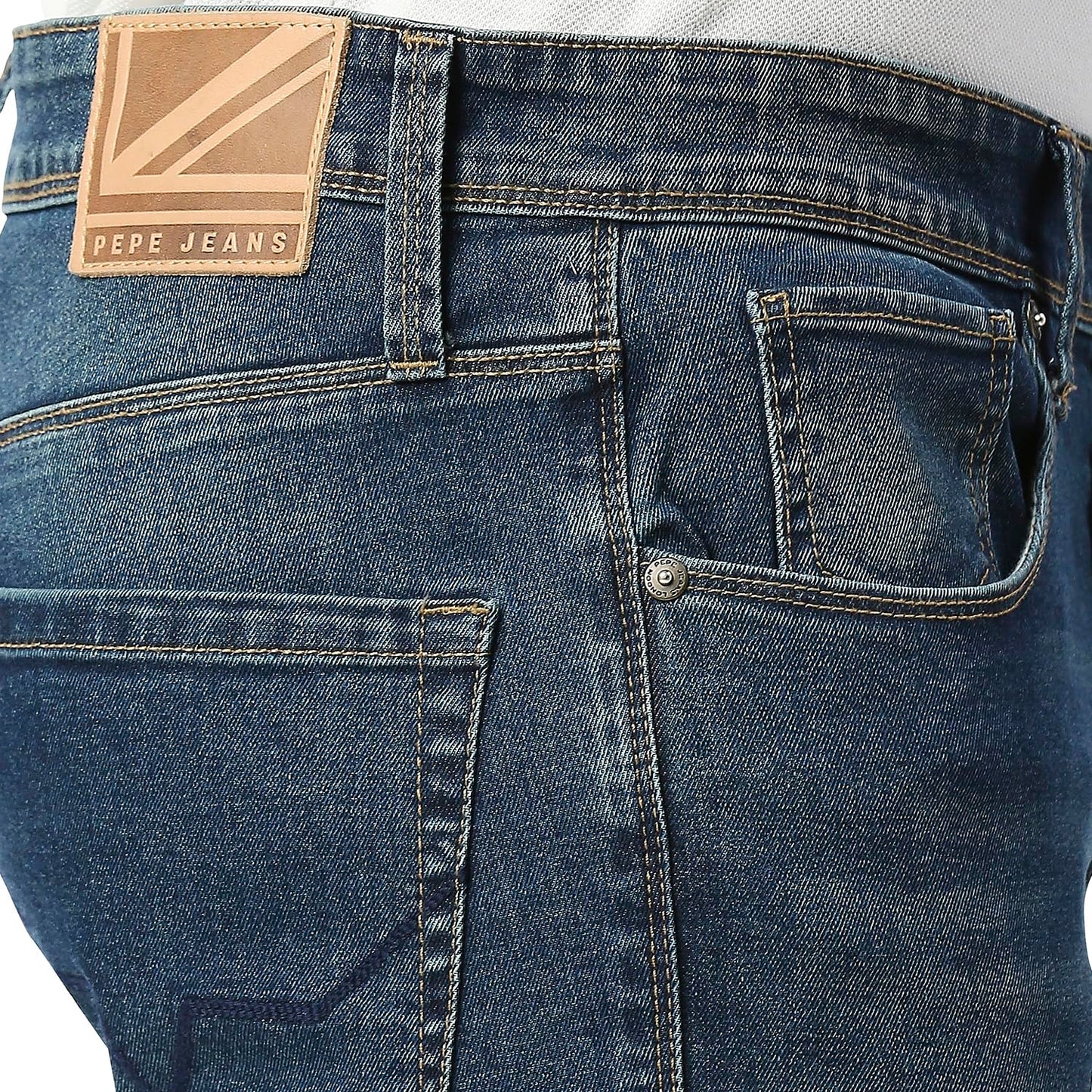 Pepe Jeans Men's Regular Jeans (PM206871P541_Vintage Tint