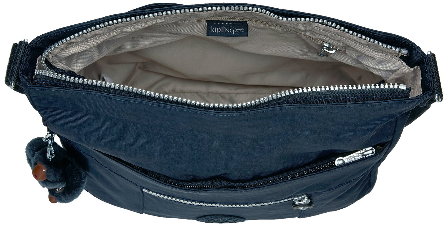 Kipling Bailey Solid Hobo Crossbody Bag, True Blue