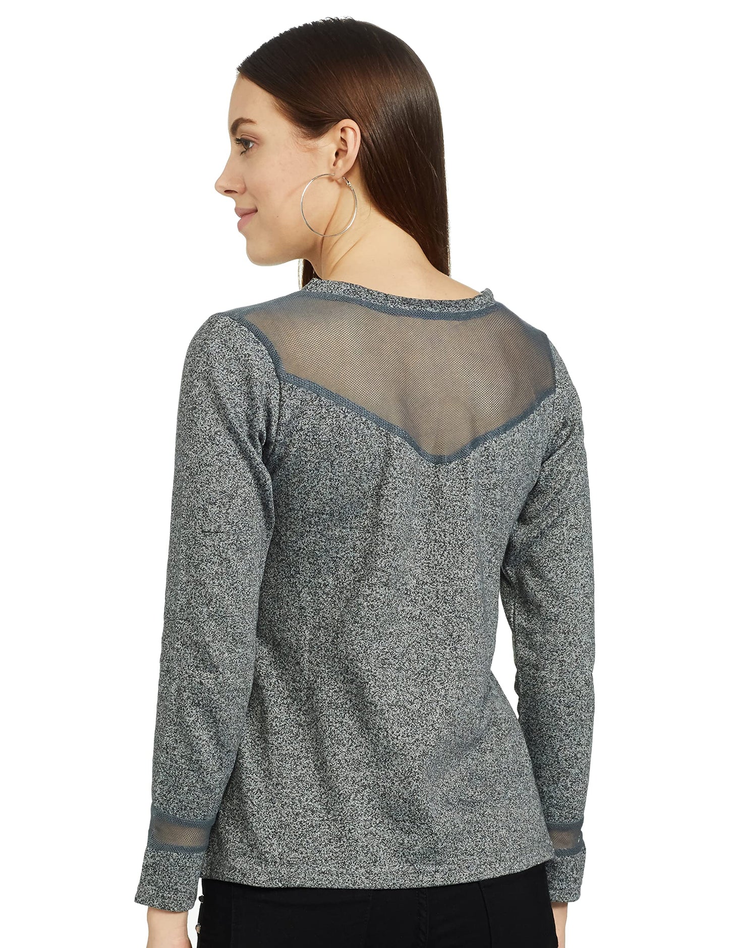 Marie Claire Women's Sweatshirt (MC10262B_Grey_XS)