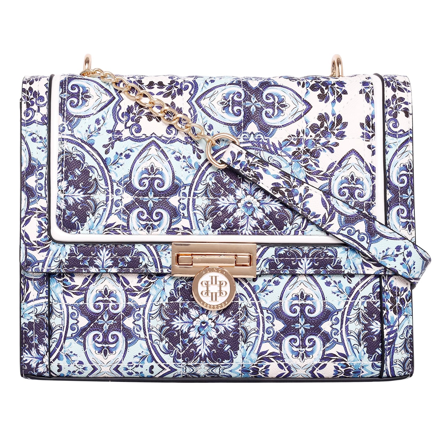 Lino Perros Womens Blue Satchel