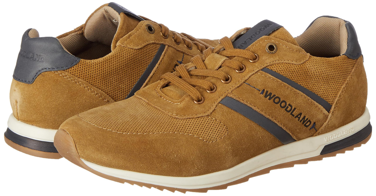Woodland Men's Camel Leather Casual Shoe-8 UK (42 EU) (OGCC 4484022)