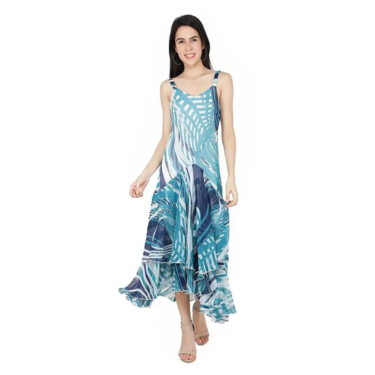 Reliable Poly Blend Printed Dress For Women