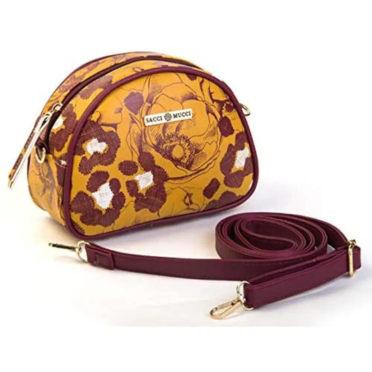 Sacci Mucci Women's Sling Bag or Women's Cross-body Bags - Anemone Leo