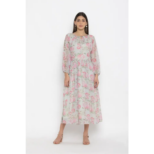 Sew You Soon Women Floral Print A-Line Maxi Dress