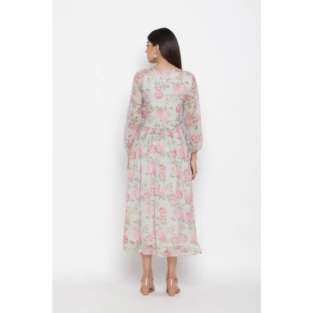 Sew You Soon Women Floral Print A-Line Maxi Dress