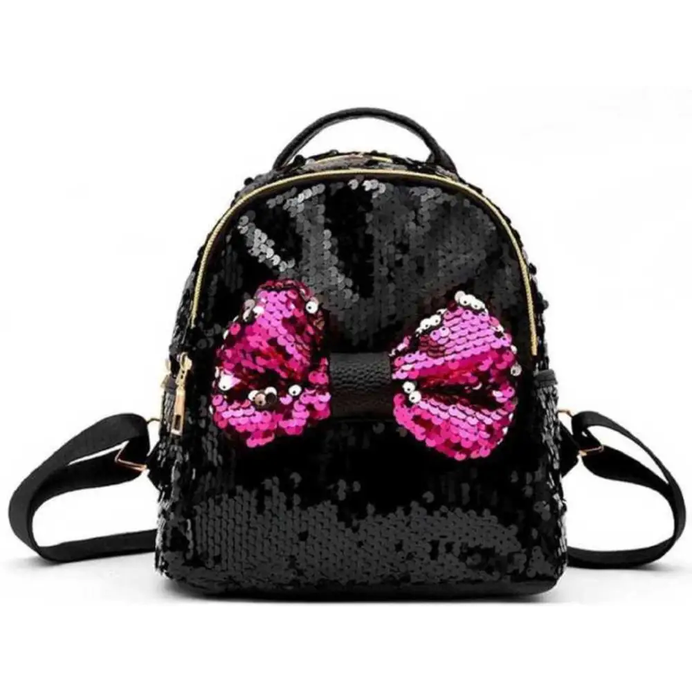 Stylish Fancy Sequence Back Pack For Women