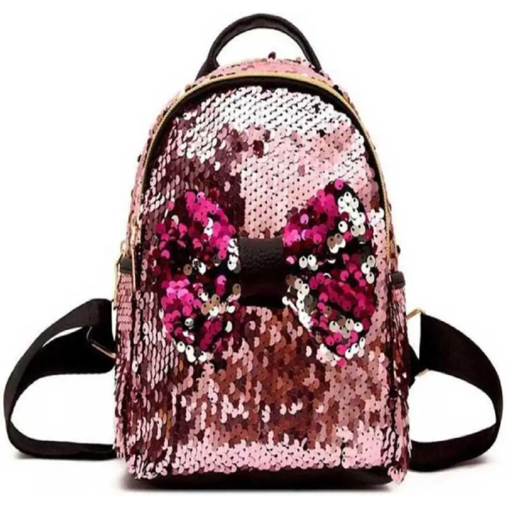 Stylish Fancy Sequence Back Pack For Women