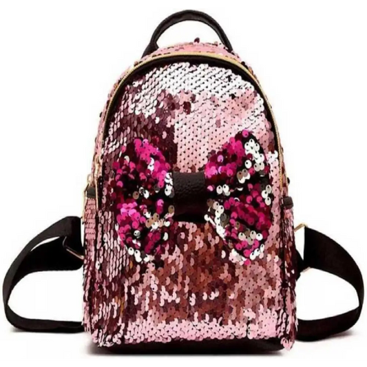 Stylish Fancy Sequence Back Pack For Women