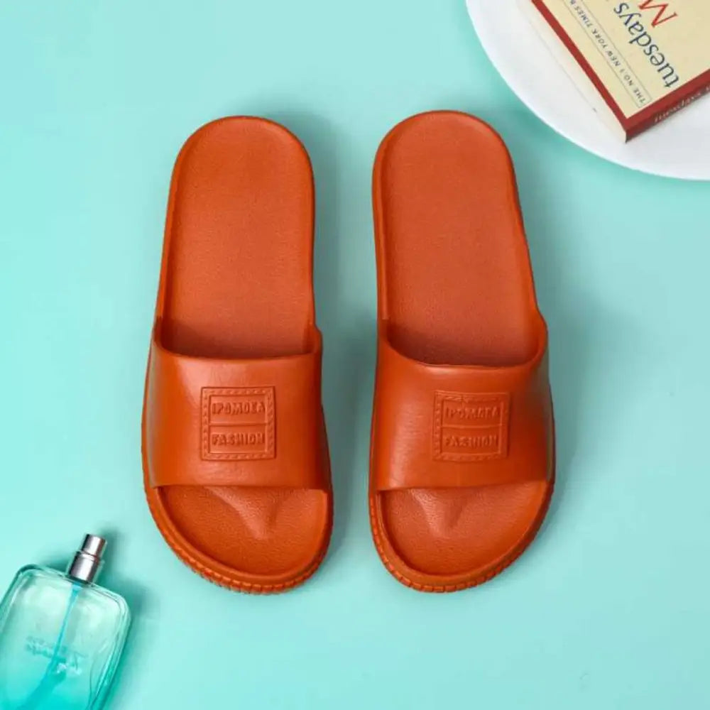 Stylish Orange EVA Slippers For Women