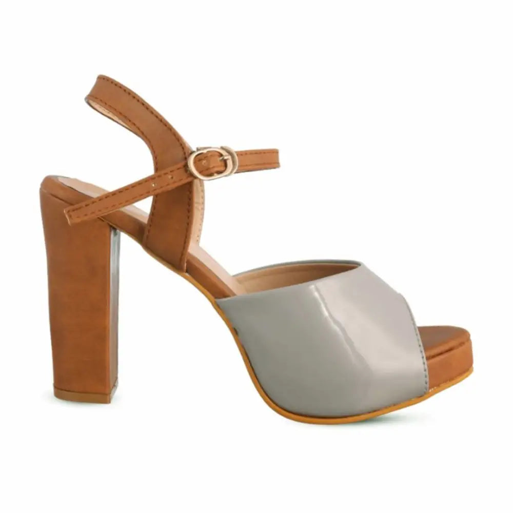 Trendy Stylish Synthetic Leather Heels for Women