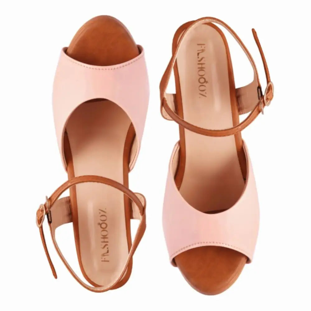 Trendy Stylish Synthetic Leather Heels for Women