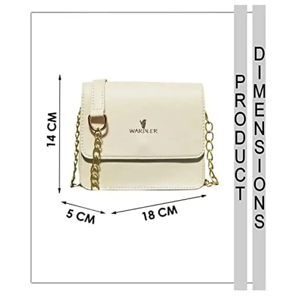 Warbler Sling Bag For Women's And Girl's |  Bag Cream