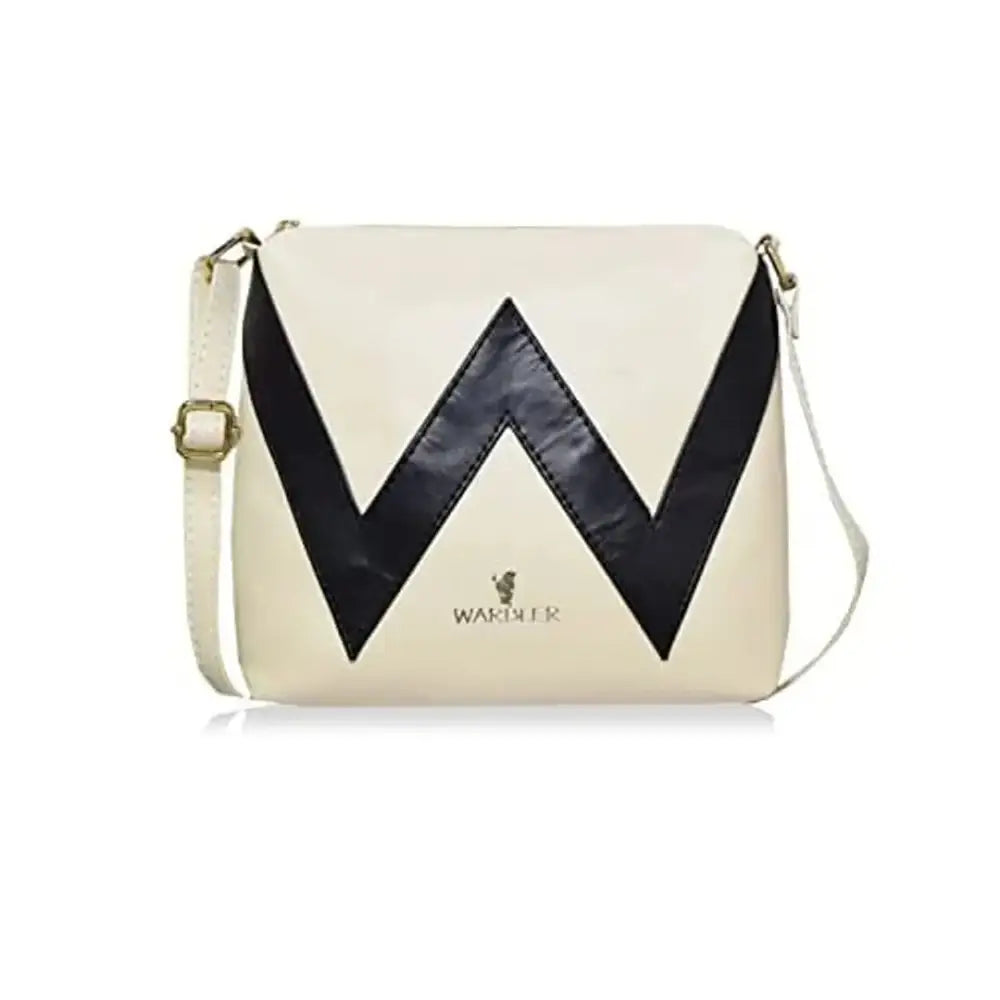 Warbler Sling Bag For Women's And Girl's |  Cream