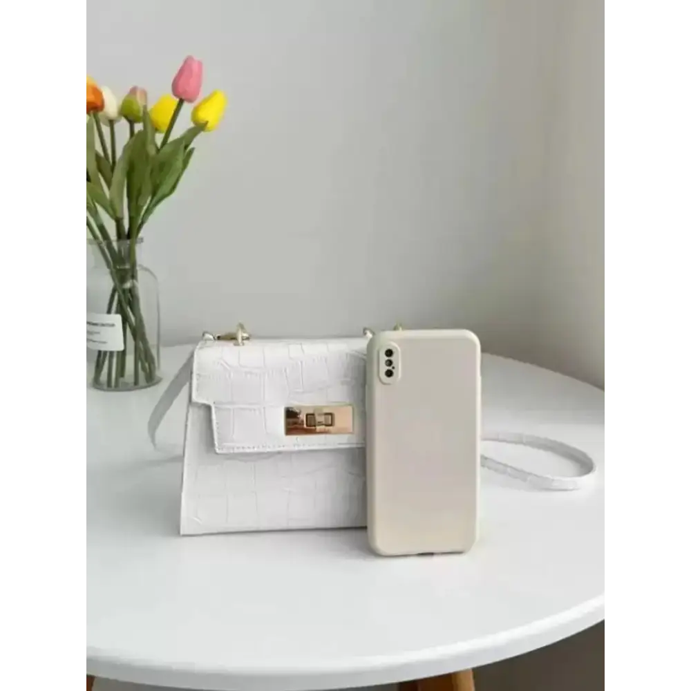 White Women Sling Bag