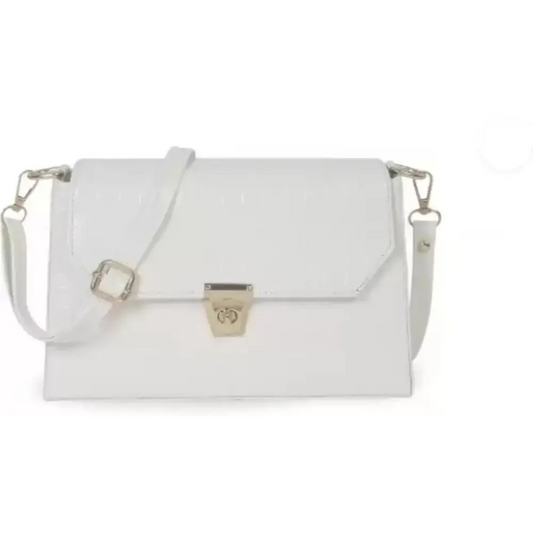 White Women Sling Bag