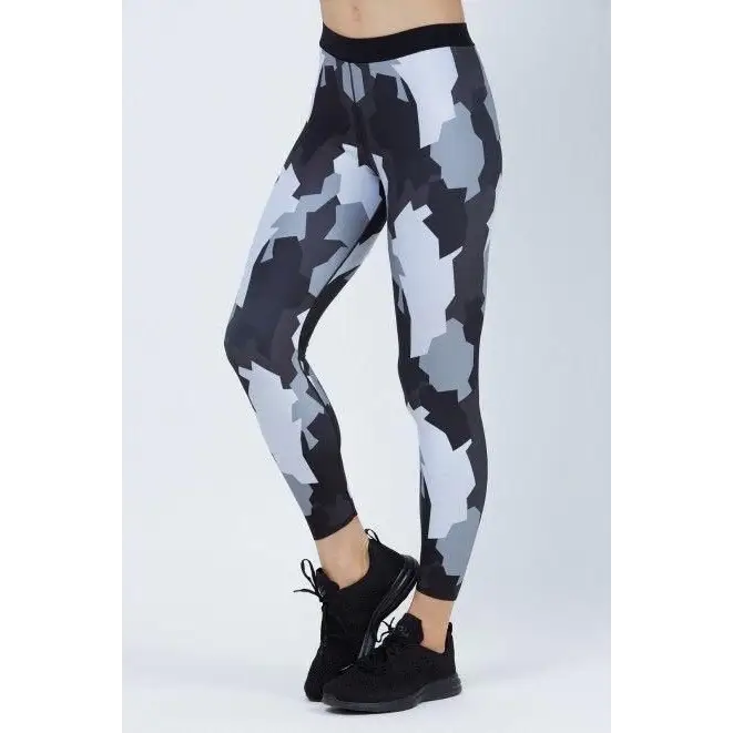 Women's Lycra Printed Sports Bottom