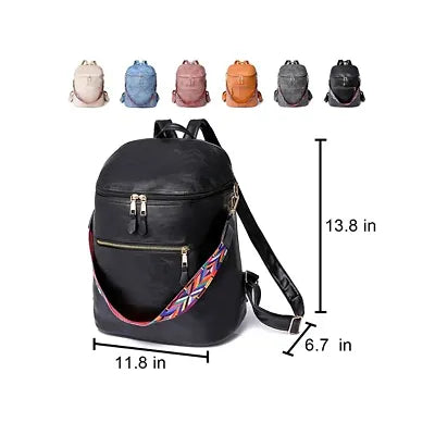 Cherry Women High Qulity Fabric Multipurpose Backpack Handbag Purse, Travel  Backpack Shoulder Bag for Ladies and Girls