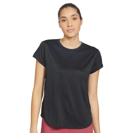 new balance Women's Regular Short Sleeve Top (Black)